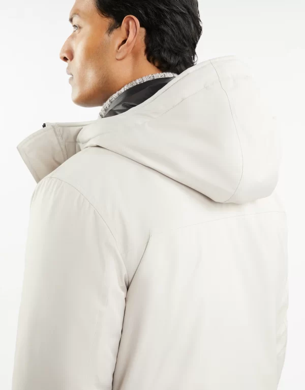 fay parka light grey