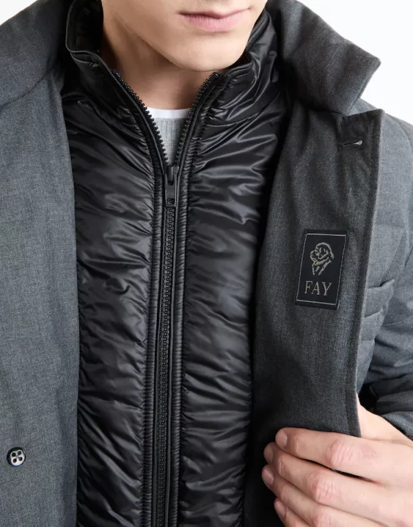 fay down jacket anthracite